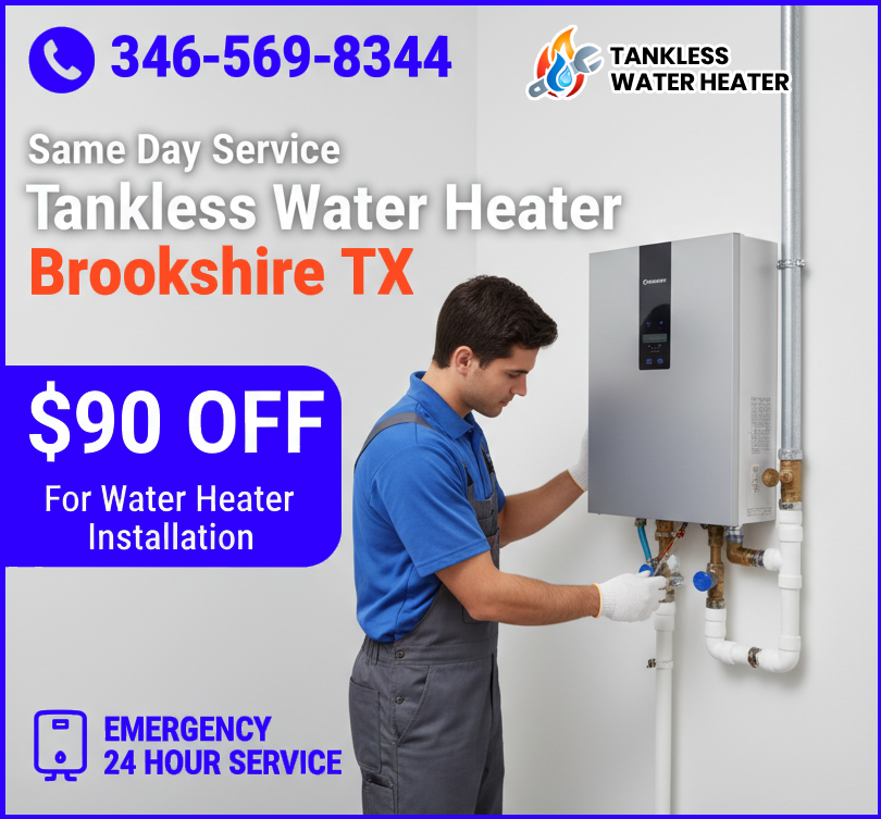 install heater brookshire TX